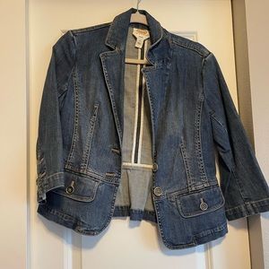 Talbots Jean Jacket - Size 8 (fits like a 4-6)